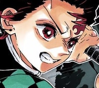 Profile picture (tanjiro anime pfp) with dims of 325x290 and size of 161.37 KB