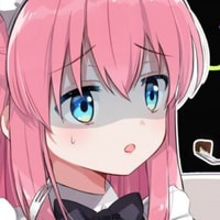 Profile picture (boochi the rock anime pfp) with dims of 296x296 and size of 110.39 KB