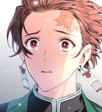 Profile picture (tanjiro anime pfp) with dims of 270x297 and size of 119.30 KB