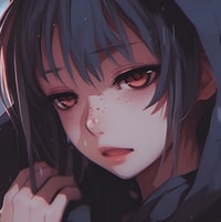 Profile picture (depressed anime pfp) with dims of 556x560 and size of 373.23 KB