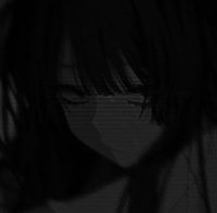 Profile picture (depressed anime pfp) with dims of 401x393 and size of 40.34 KB