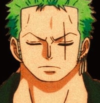 Profile picture (zoro anime pfp one eye) with dims of 311x323 and size of 151.26 KB