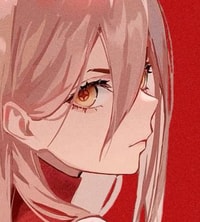 Profile picture (power chainsaw man pfp) with dims of 386x429 and size of 217.80 KB