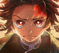 Profile picture (tanjiro anime pfp) with dims of 548x498 and size of 369.97 KB