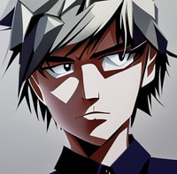 Profile picture (depressed anime pfp) with dims of 394x389 and size of 192.57 KB