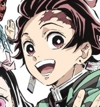 Profile picture (tanjiro anime pfp) with dims of 225x241 and size of 106.93 KB