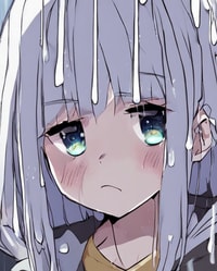 Profile picture (depressed anime pfp) with dims of 344x429 and size of 206.48 KB