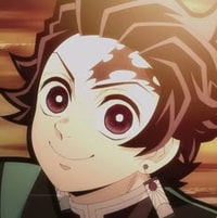 Profile picture (tanjiro anime pfp) with dims of 233x235 and size of 78.39 KB