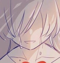 Profile picture (depressed anime pfp) with dims of 309x326 and size of 120.26 KB