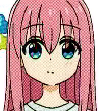Profile picture (boochi the rock anime pfp) with dims of 337x365 and size of 267.23 KB