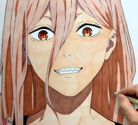 Profile picture (power chainsaw man pfp) with dims of 420x382 and size of 237.29 KB