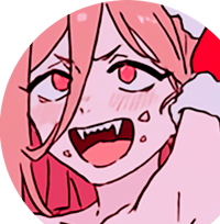 Profile picture (power chainsaw man pfp) with dims of 345x352 and size of 162.80 KB