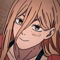 Profile picture (power chainsaw man pfp) with dims of 476x473 and size of 323.89 KB