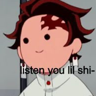 Profile picture (tanjiro anime pfp) with dims of 193x193 and size of 41.89 KB