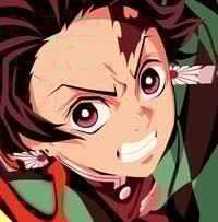 Profile picture (tanjiro anime pfp) with dims of 318x324 and size of 72.63 KB