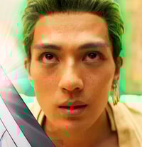 Profile picture (zoro anime pfp one eye) with dims of 946x979 and size of 743.86 KB