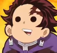 Profile picture (tanjiro anime pfp) with dims of 224x210 and size of 65.82 KB