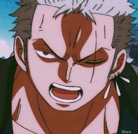 Profile picture (zoro anime pfp one eye) with dims of 673x656 and size of 553.79 KB