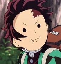 Profile picture (tanjiro anime pfp) with dims of 284x295 and size of 107.02 KB