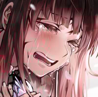 Profile picture (depressed anime pfp) with dims of 535x532 and size of 361.61 KB