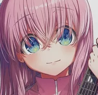 Profile picture (boochi the rock anime pfp) with dims of 198x193 and size of 60.22 KB