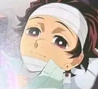 Profile picture (tanjiro anime pfp) with dims of 263x239 and size of 81.16 KB