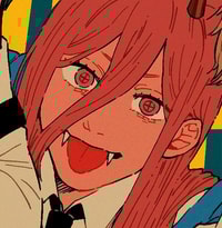 Profile picture (power chainsaw man pfp) with dims of 389x400 and size of 274.75 KB