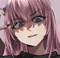 Profile picture (boochi the rock anime pfp) with dims of 1164x1136 and size of 960.86 KB