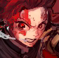 Profile picture (tanjiro anime pfp) with dims of 276x273 and size of 125.48 KB