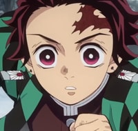 Profile picture (tanjiro anime pfp) with dims of 595x568 and size of 300.73 KB