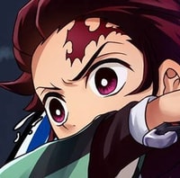 Profile picture (tanjiro anime pfp) with dims of 282x280 and size of 118.34 KB