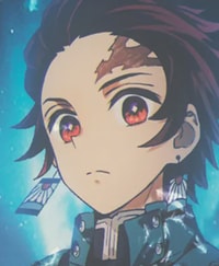 Profile picture (tanjiro anime pfp) with dims of 365x444 and size of 154.55 KB