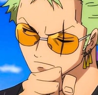 Profile picture (zoro anime pfp one eye) with dims of 422x409 and size of 194.06 KB