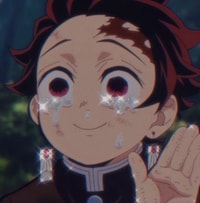 Profile picture (tanjiro anime pfp) with dims of 716x730 and size of 529.06 KB