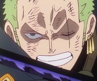 Profile picture (zoro anime pfp one eye) with dims of 1186x990 and size of 785.11 KB
