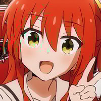 Profile picture (boochi the rock anime pfp) with dims of 584x589 and size of 359.84 KB