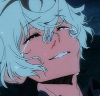 Profile picture (depressed anime pfp) with dims of 393x381 and size of 204.77 KB