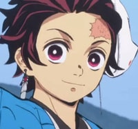 Profile picture (tanjiro anime pfp) with dims of 354x331 and size of 127.41 KB