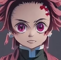 Profile picture (tanjiro anime pfp) with dims of 534x525 and size of 212.56 KB