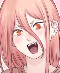 Profile picture (power chainsaw man pfp) with dims of 261x318 and size of 124.37 KB