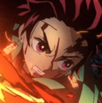 Profile picture (tanjiro anime pfp) with dims of 287x289 and size of 133.10 KB
