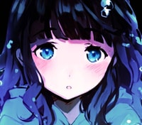 Profile picture (depressed anime pfp) with dims of 891x787 and size of 644.74 KB