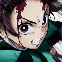 Profile picture (tanjiro anime pfp) with dims of 270x269 and size of 124.59 KB