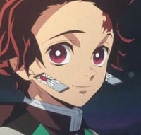 Profile picture (tanjiro anime pfp) with dims of 375x359 and size of 117.07 KB