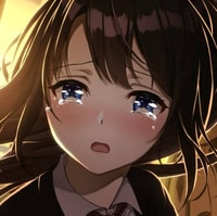 Profile picture (depressed anime pfp) with dims of 1061x1058 and size of 886.52 KB