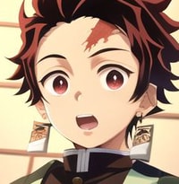 Profile picture (tanjiro anime pfp) with dims of 232x238 and size of 85.74 KB