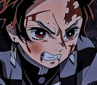 Profile picture (tanjiro anime pfp) with dims of 338x298 and size of 158.08 KB