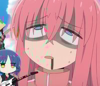 Profile picture (boochi the rock anime pfp) with dims of 448x386 and size of 200.47 KB