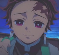 Profile picture (tanjiro anime pfp) with dims of 672x625 and size of 271.71 KB