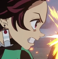 Profile picture (tanjiro anime pfp) with dims of 738x750 and size of 400.26 KB